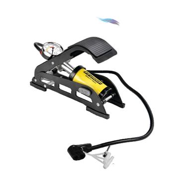 45508 F.F. Group Single Barrel Foot Pump With Metal Gauge 10Bar