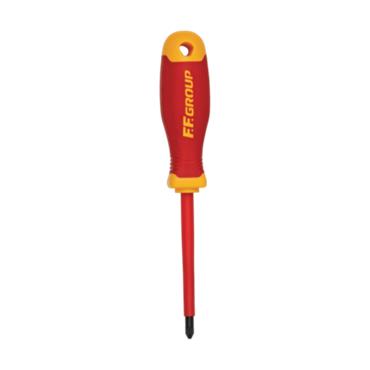 48134 F.F. Group Insulated screwdriver pz, 1 x 100 mm,