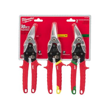 48224533 Milwaukee Metal Snips 3 pc Set
