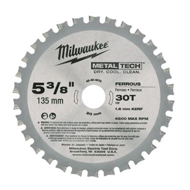48404070 Milwaukee CIRCULAR SAW BLADE M 135X20X30 -1PC