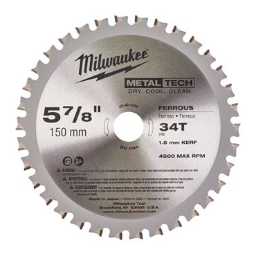 48404080 Milwaukee CIRCULAR SAW BLADE M 150X20X34Z -1PC