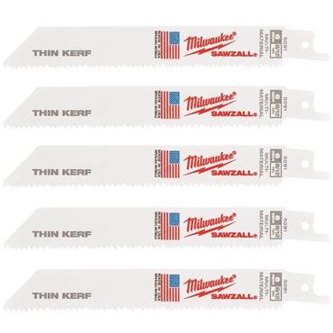 48475182 Milwaukee  Sawzall Blade 150x14T-5pc