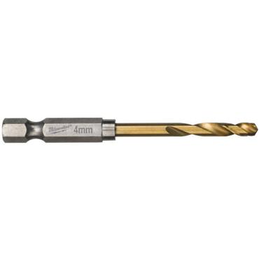 48894708 Milwaukee  Metal Drill bit ShockWave HSSTiN 4.0mm-2pc