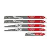 49222206 Milwaukee SAWZALL  BLADE CARBIDE DEMOLITION SET -5PC