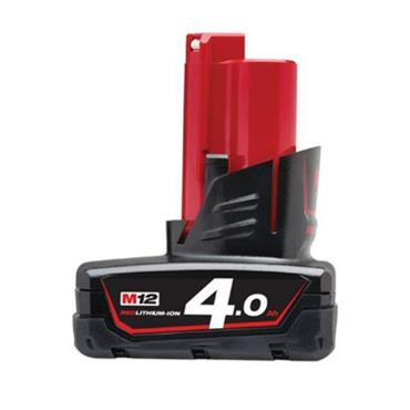 4932430065 Milwaukee M12 B4 LI-ION 4.0AH BATTERY