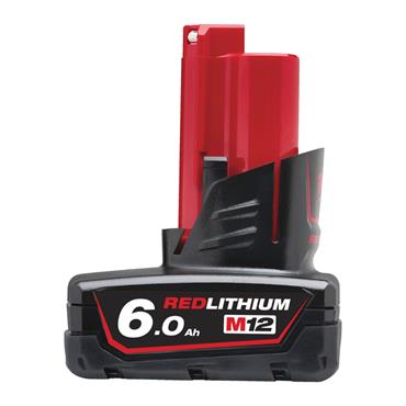 4932451395 Milwaukee M12B6 LI-ION 6.0AH BATTERY