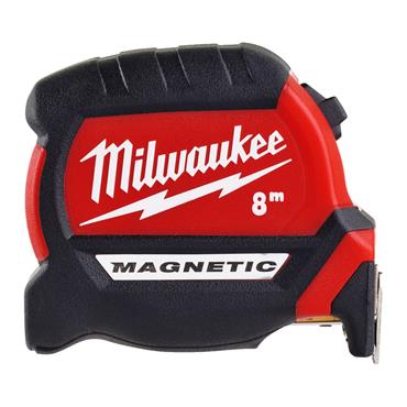 4932464600 Milwaukee MAGNETIC TAPE MEASURE 8M / 27MM - 1PC