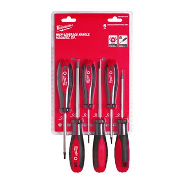 4932471809 Milwaukee Tri-Lobe S/Driver Torx Set - 6 pcs