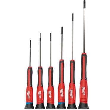 4932471869 Milwaukee PRECISION SCREWDRIVER SET -6PCS