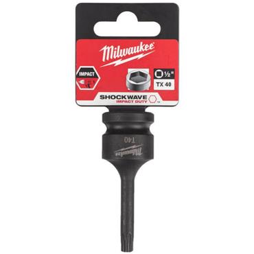 4932478060 Milwaukee Hex Bit Socket ShW 1/2 TX40-1pc