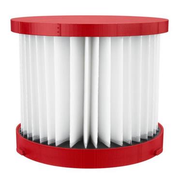 4932478754 Milwaukee Dry HEPA Filter cartridge PET washabel compatible to: M18VC2 M12FVCL M18FPOVCL