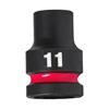 4932480305 Milwaukee HEX SOCKET Shockwave  1/2 STD 11MM -1PC
