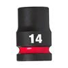 4932480308 Milwaukee HEX SOCKET Shockwave  1/2 STD 14MM -1PC
