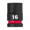 4932480310 Milwaukee HEX SOCKET Shockwave  1/2 STD 16MM -1PC