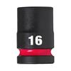 4932480310 Milwaukee HEX SOCKET Shockwave  1/2 STD 16MM -1PC