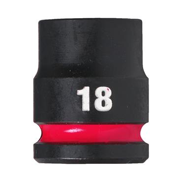 4932480312 Milwaukee HEX SOCKET Shockwave  1/2 STD 18MM -1PC