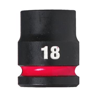 4932480312 Milwaukee HEX SOCKET Shockwave  1/2 STD 18MM -1PC