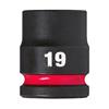 4932480313 Milwaukee HEX SOCKET Shockwave  1/2 STD 19MM -1PC