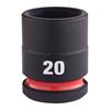 4932480314 Milwaukee HEX SOCKET Shockwave  1/2 STD 20MM -1PC