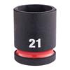 4932480315 Milwaukee HEX SOCKET Shockwave  1/2 STD 21MM -1PC