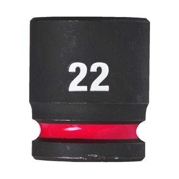 4932480316 Milwaukee HEX SOCKET Shockwave  1/2 STD 22MM -1PC