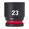 4932480317 Milwaukee HEX SOCKET Shockwave  1/2 STD 23MM -1PC
