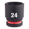 4932480318 Milwaukee HEX SOCKET Shockwave  1/2 STD 24MM -1PC