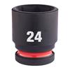 4932480318 Milwaukee HEX SOCKET Shockwave  1/2 STD 24MM -1PC