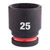 4932480319 Milwaukee HEX SOCKET Shockwave  1/2 STD 25MM -1PC