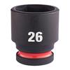 4932480320 Milwaukee HEX SOCKET Shockwave  1/2 STD 26MM -1PC