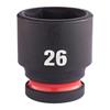 4932480320 Milwaukee HEX SOCKET Shockwave  1/2 STD 26MM -1PC