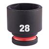 4932480322 Milwaukee HEX SOCKET Shockwave  1/2 STD 28MM -1PC