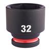4932480325 Milwaukee HEX SOCKET Shockwave  1/2 STD 32MM -1PC