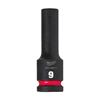 4932480327 Milwaukee HEX SOCKET Shockwave  1/2 DEEP 9MM -1PC