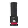 4932480332 Milwaukee HEX SOCKET Shockwave  1/2 DEEP 14MM -1PC