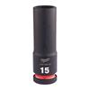4932480333 Milwaukee HEX SOCKET Shockwave  1/2 DEEP 15MM -1PC