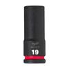 4932480337 Milwaukee HEX SOCKET Shockwave  1/2 DEEP 19MM -1PC