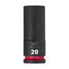 4932480338 Milwaukee HEX SOCKET Shockwave  1/2 DEEP 20MM -1PC