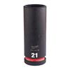 4932480339 Milwaukee HEX SOCKET Shockwave  1/2 DEEP 21MM -1PC