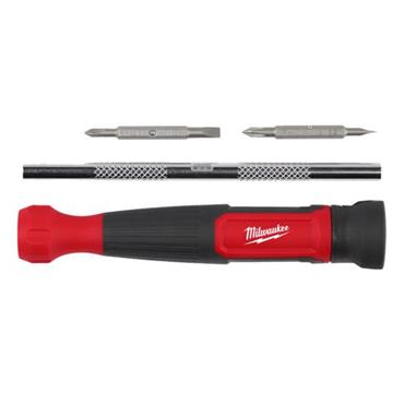 4932480584 Milwaukee 4 IN 1 PRECISION MULTI-BIT SCREWDRIVER