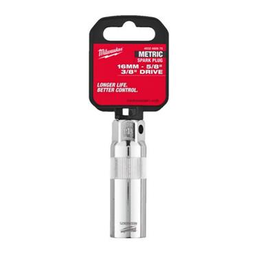 4932480675 Milwaukee 3/8IN Drive 16MM Spark Plug Socket