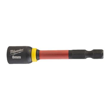 4932492439 Milwaukee NUT DRIVER MAG Shockwave  HEX8 X 65MM - 1 PC