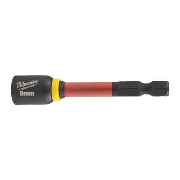 4932492439 Milwaukee NUT DRIVER MAG Shockwave  HEX8 X 65MM - 1 PC