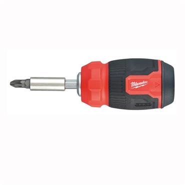 4932492807 Milwaukee 8 in 1 Compact Multi-Bit Screwdriver