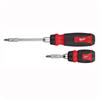 4932492811 Milwaukee 2PC RATCHETING AND COMPACT RATCHETING MULTI-BIT SCREWDRIVER KIT