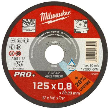 4932498201 Milwaukee  Cutting disc Pro 125x0.8mm