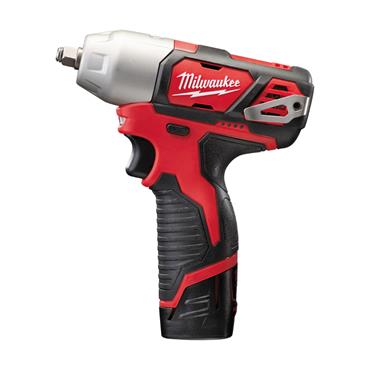4933443899 Milwaukee M12BIW38-202C 3/8" Impact Wrench (2 x 2.0Ah Batteries)