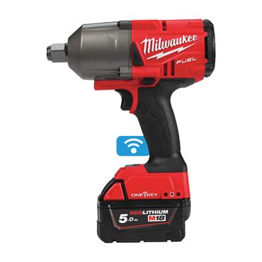 4933459731 Milwaukee M18ONEFHIWF34-502X 3/4" Impact Wrench (2 x 5.0Ah Batteries)