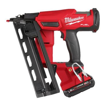 4933478093 Milwaukee M18 FN16GA-202X FUEL Finish Nailer 63mm | 2x 2.0Ah Batteries, HD Box