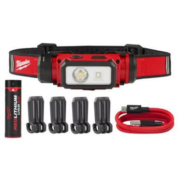 4933479963 Milwaukee L4 HL2-301USB Rechargeable Headlamp with 600 Lumen